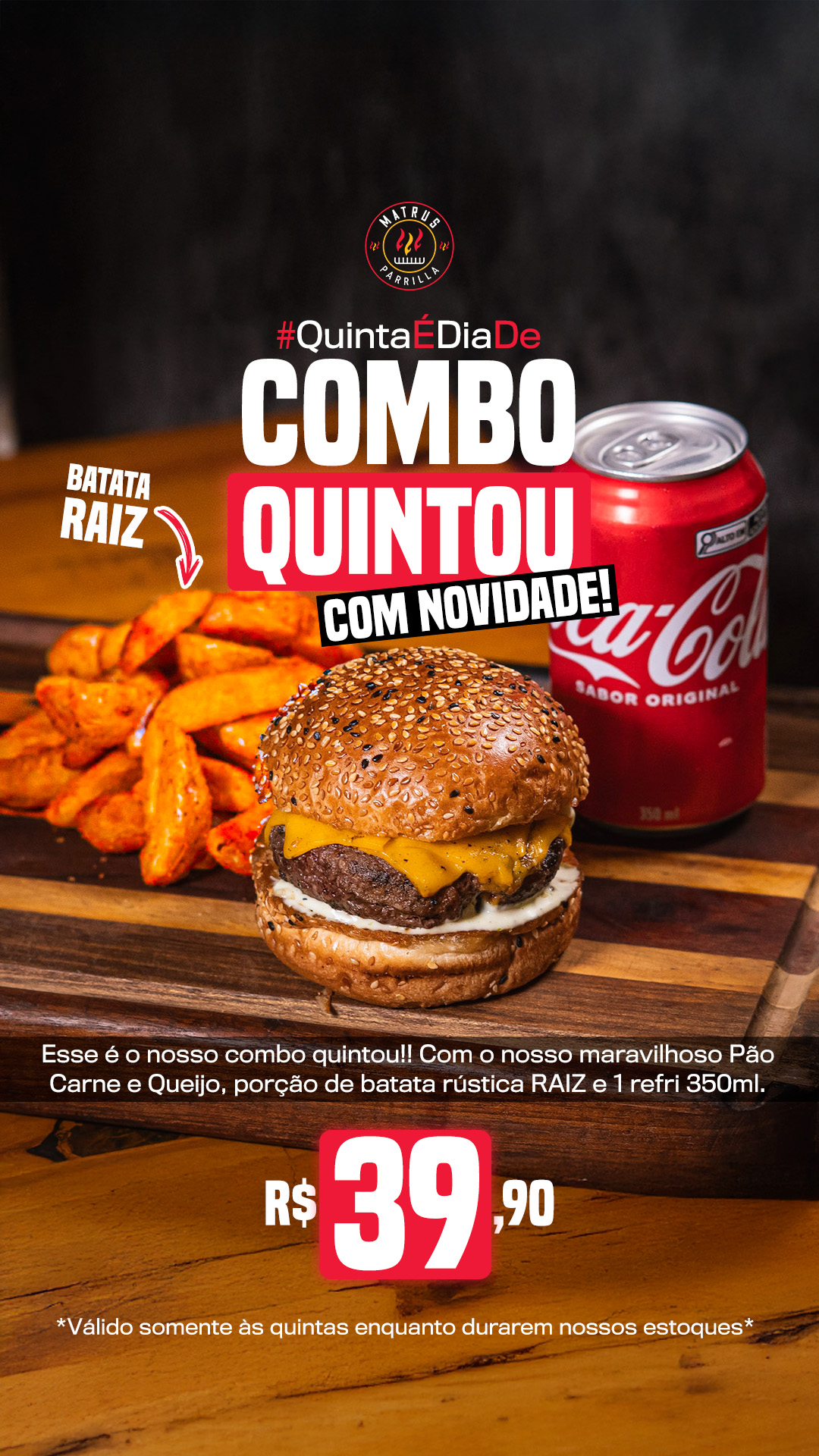 Arte do Combo Quintou