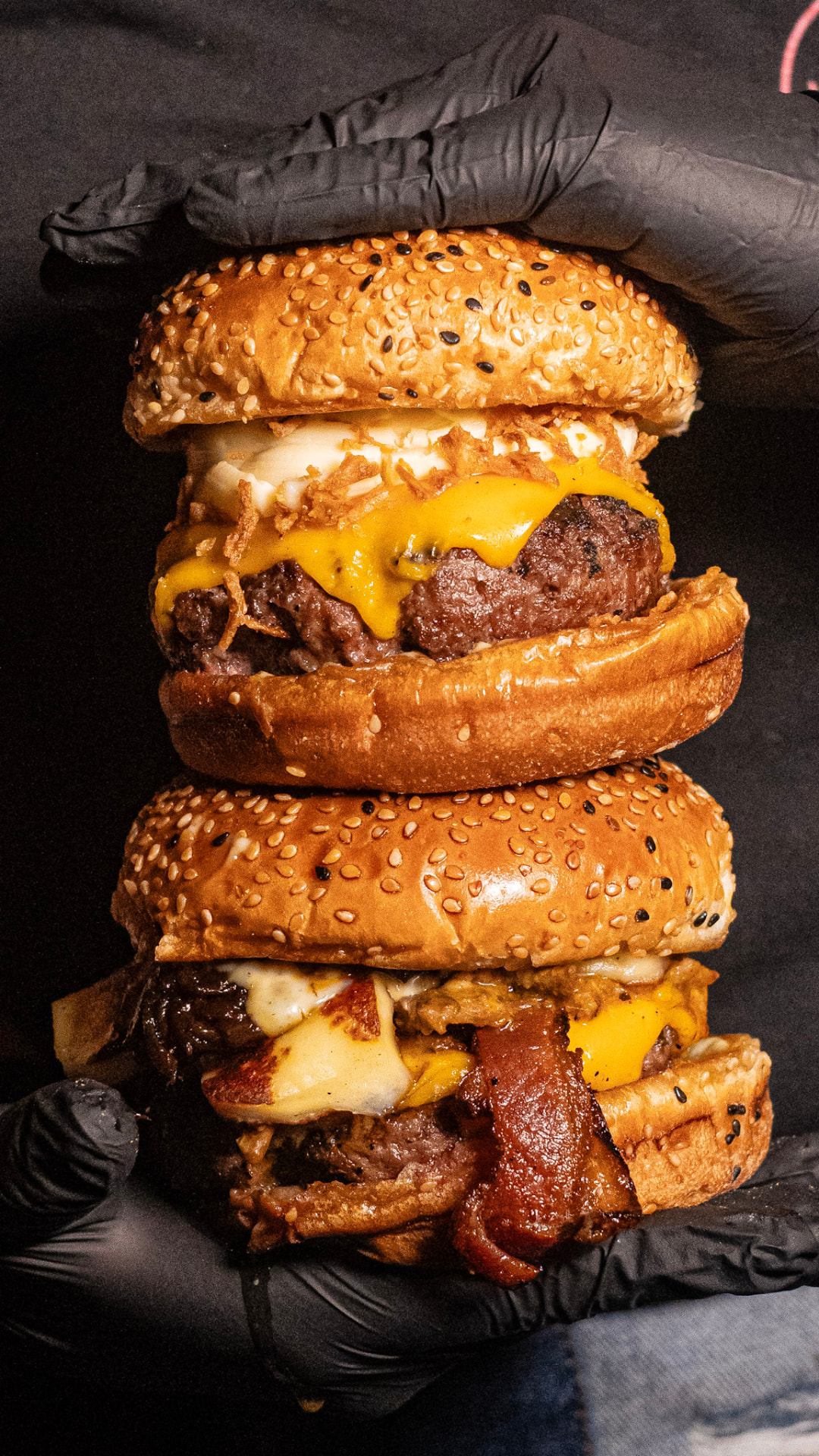 Hambúrguer duplo da Matrus Parrilla